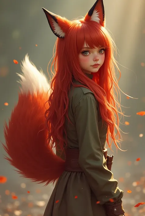 
a red-haired girl with a fox tail and ears anal swx
