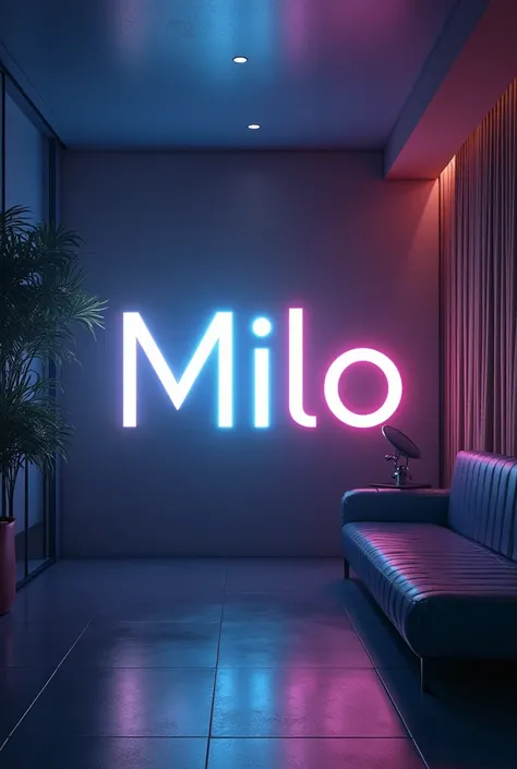 a profile picture with the name Milo in the middle