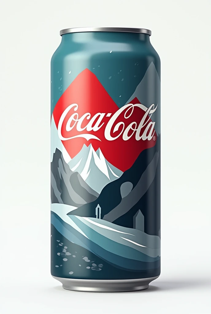 Fait un logo concurrent de coca cola en l’appelant nord pas de cola et en rappelant les couleurs du coca et des symboles qui rapelle le nord sur une canette 