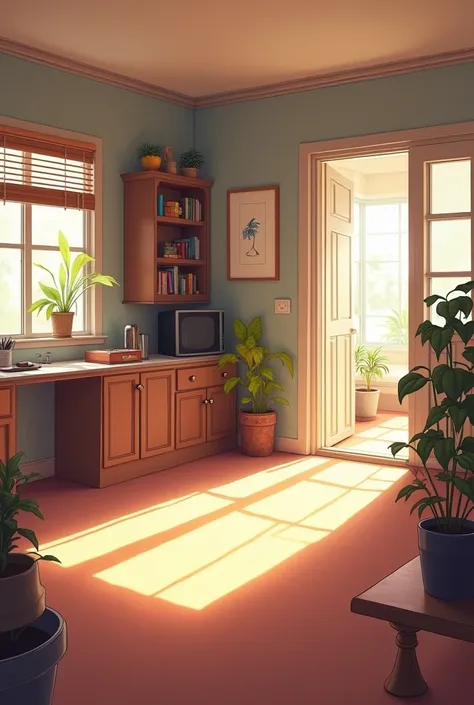  is a cozy apartment house thats like a big room with a large library and single or hand-drawn pictures on the wall.. The Waylon is in the house and the vase .  doesnt have a clear theme and its kind of minimally relaxing. .
Beautifully spread carpeting, f...