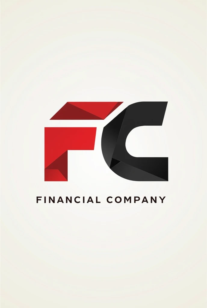  logo with letters that say FINANCIAL COMPANY SRL red and black 