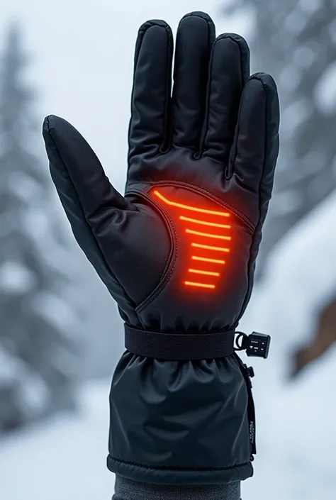  The heated gloves have a robust and modern design mainly to withstand extreme cold.  The outer layer is made of a waterproof material that is Goro-Tex ,  that protects the hands from moisture , , wind and extreme cold without compromising breathability .
...