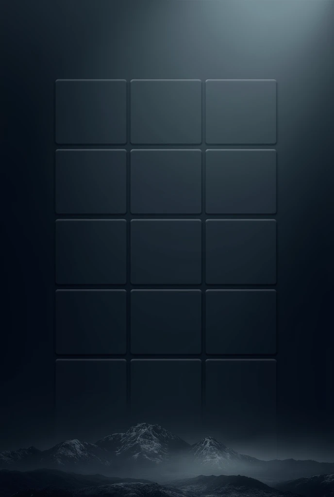  I want an image with a dark blue black background , and gray.  the images may contain a few peaks of lights scattered on it ,  and have 12 spaces in a row to enter team names, As if it were a table 