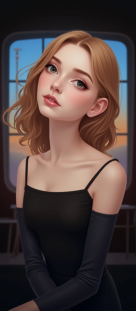 Pretty girl digital art