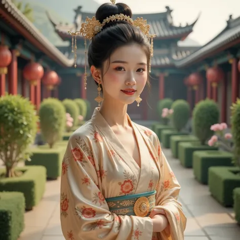 GGGJAAA ，Fabrication，Huadian  ，Hanfu，whole body,((((8K))),(( CG)) ,(wallpaper),16K,(( extremely exquisite and beautiful)),(((masterpiece))),((( The best quality ))),(((超 High Res))),Beautiful Lights,Perfect Lightning,Realistic shadows,[ High Res],( smooth,...