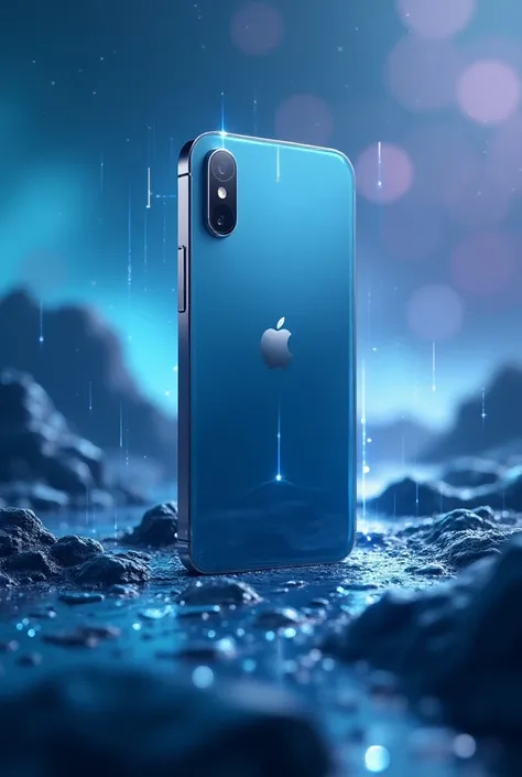 Make me a logo with a futuristic-style iPhone 15 