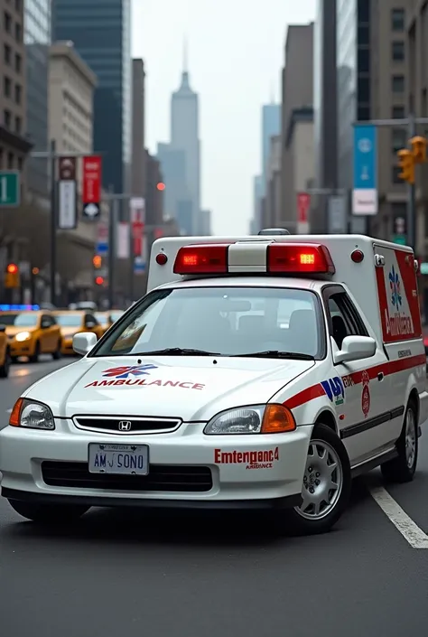 1995 Honda civic  ek9 white ambulance 