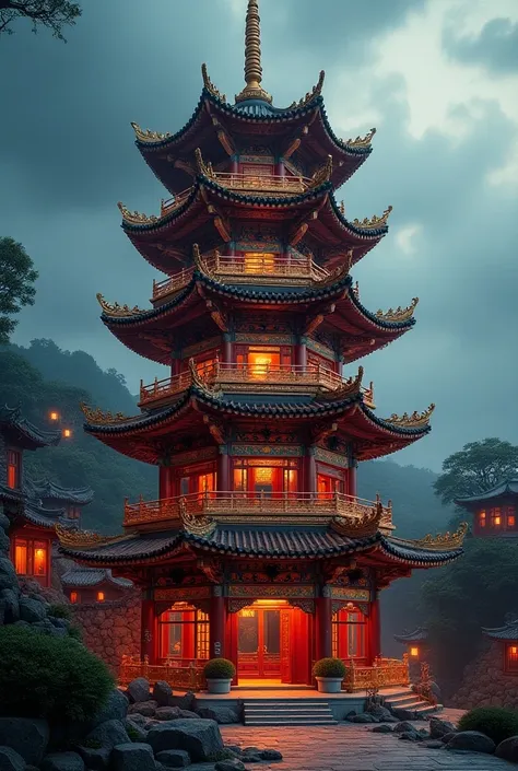 a detailed pagoda,ancient chinese architecture,detailed intricate ornate pagoda,stunning detailed ornate pagoda,detailed elegant pagoda,beautiful detailed pagoda,detailed traditional asian pagoda,detailed asian style pagoda,highly detailed pagoda,detailed ...