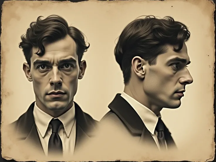 A character sheet, realistic photography, simple backgronud,multiple views, from multiple angles (not repeat de angles), visible face, portrait, the private detective 1920, neutral expression, its is a masterpiece, photography, male character, h.p lovercra...