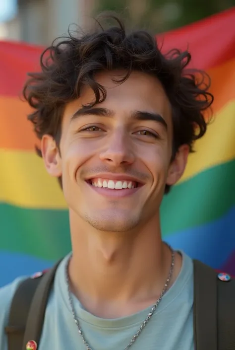 23-year-old man who supports LGBTIQANB 