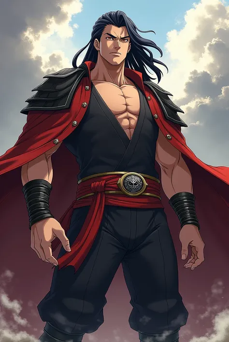 1 chico,  from the anime Kimetsu No Yaiba, Named Tomioka Giyuu ,  foreground, (muscular)