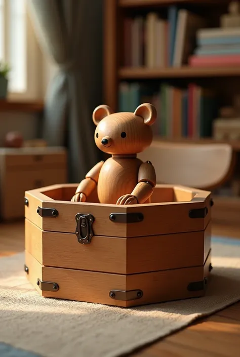 Create a octagonal box to pack a toy