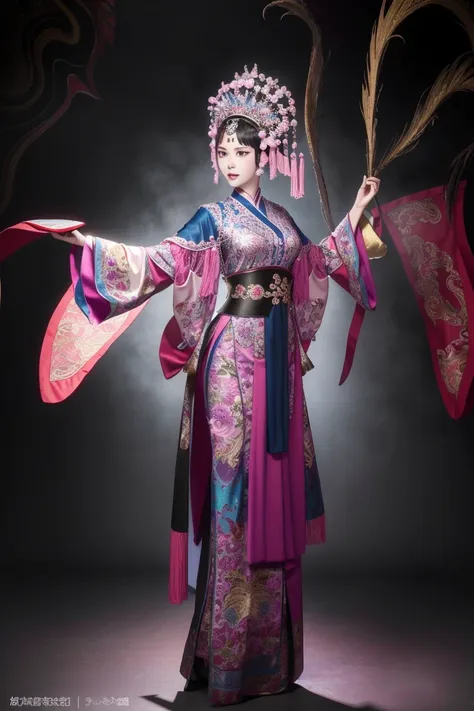 masterpiece,  is the best quality, masterpiece,  is the best quality, 1 girl, peking opera,qibi，（masterpiece，top quantity， the b...