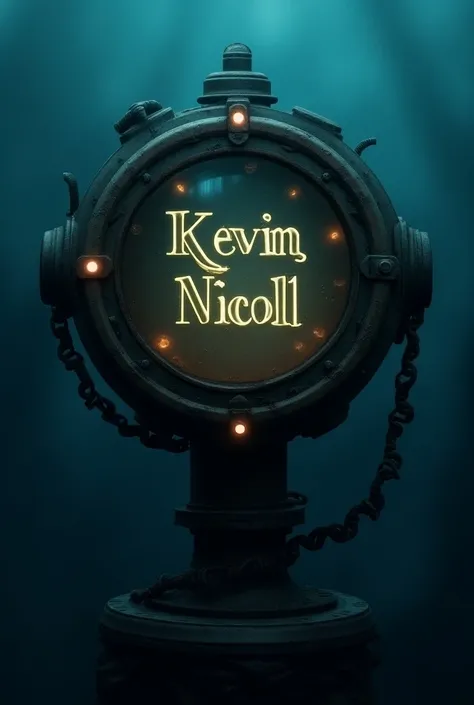  symbol. Could you try to put the name KEVIN and Nicoll in the center of the bathysignal, as if it were inside the ?