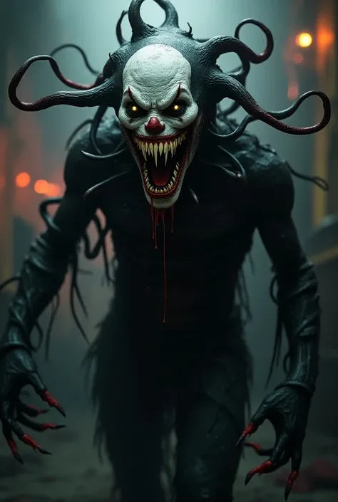 Venom mixed with the clown of it the thing

