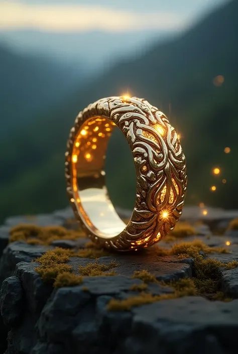 Ring inspired by lord of the ring