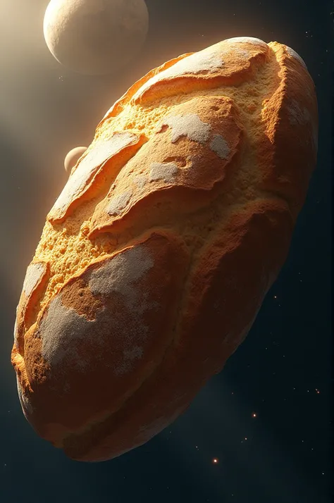  A gigantic loaf of bread, Larger than the world 