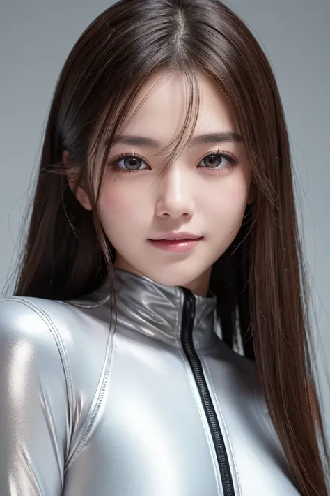 (  1 girl)、Photoreal:1.4)、Raw photo、  1 girl、  wet hair 、hot、sweat、(   Im wearing a skin-tight leather racing suit)、Female rider、 Long Sleeve ,、LEATHER RACING GLOVES 、Portraiture、shadow、  octane rendering  、8k、 super clear、metal、Japanese Delicate Decorativ...