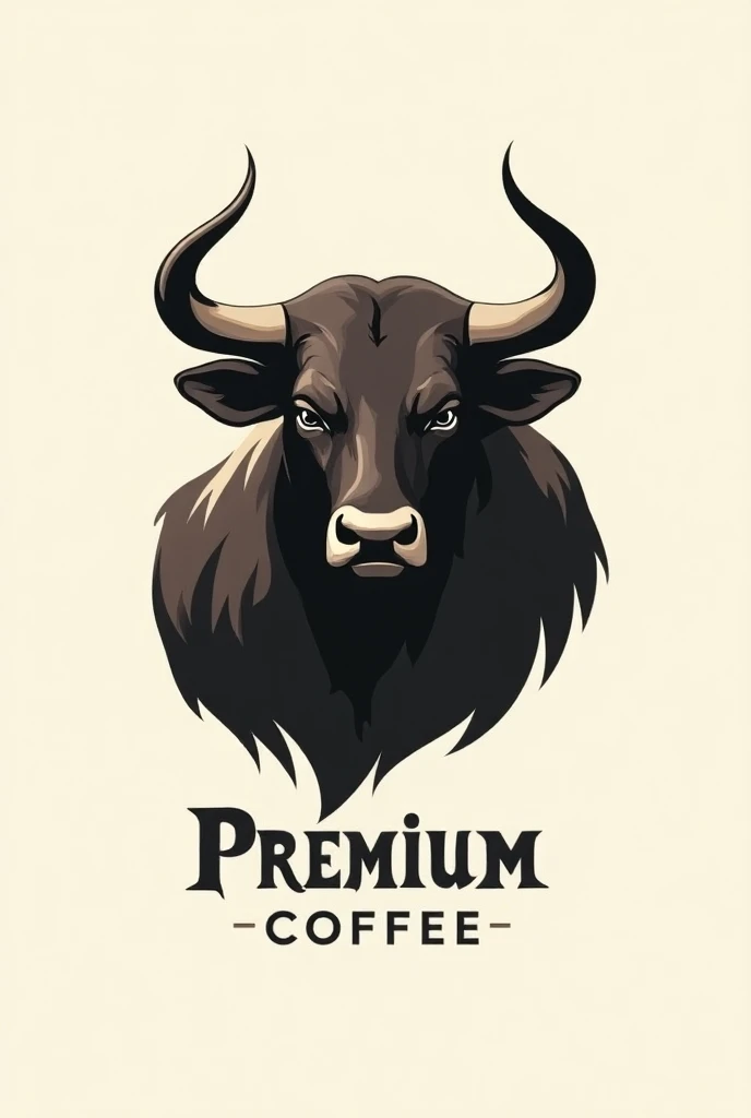 Logo for a coffee company with a nice bull
