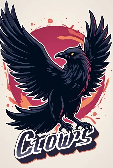  Create a logo type for a volleyball team with a crow theme where the motto is  "We flew together we won together " What a brilliant wolf is very striking with vibes from the anime Haikyuu like the Karasuno team that is more shaped like crows innocent as f...