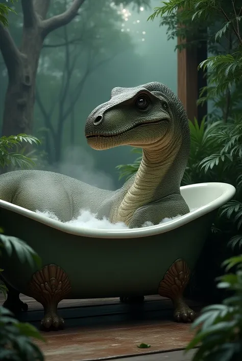 Dinosaur Bathtub 
