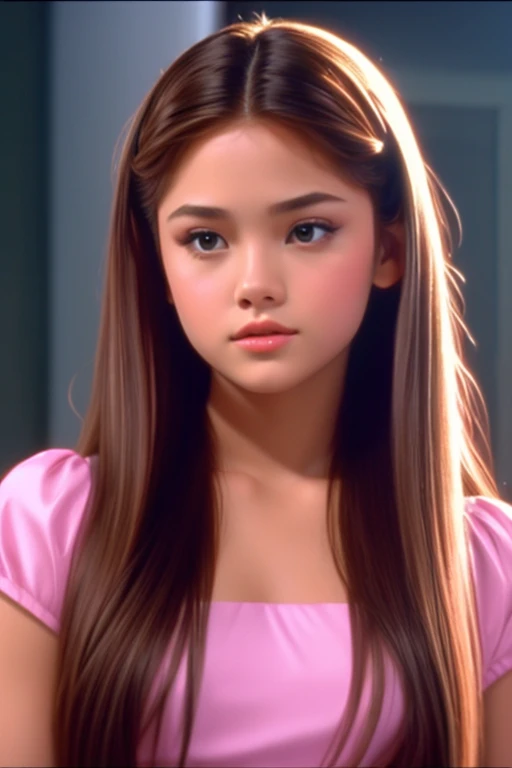 1girl, Solo, High Resolution, Long Hair, 2000s, teen queen beauty, film still, screencap, realistic