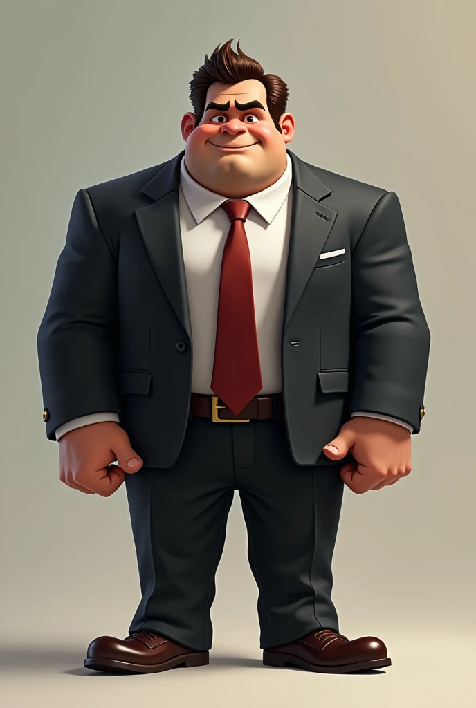 Wrecker Ralph in a suit 
