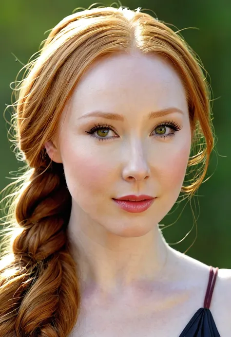 Nia Wingfeather (portrayed by Molly Quinn) is often described as having a graceful, warm presence, with a beauty softened by hardship but brightened by resilience. Her hair is a rich, chestnut brown, usually pulled back into a practical bun or braid, a few...