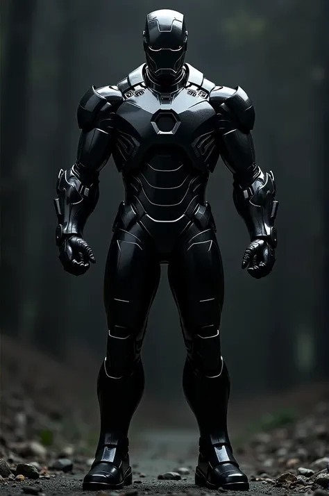 Iron Man all black very strong