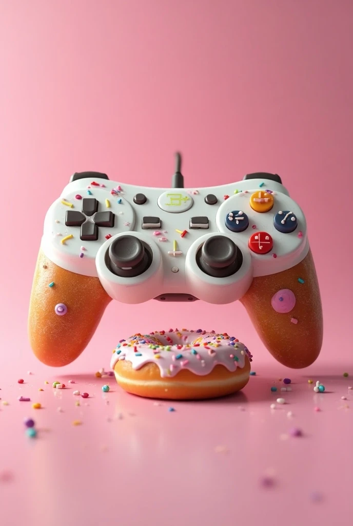 Combining a gamepad with doughnuts 