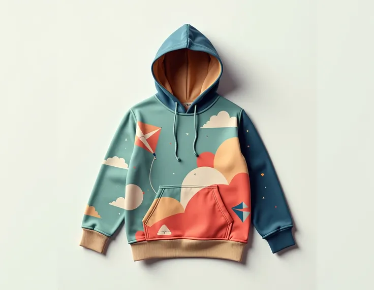 wau kite style hoodie