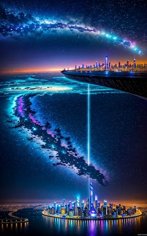 Spectacular views, Future Cities ,god秘的,  Vivid , is glittering,magic,  surrealism ,god々Shii, 素晴らShii, The little star ,美Shii景色, Inspiring Scenery, Spectacular Scenery ,Breathtaking Scenery 