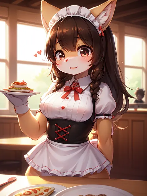 maid cafe staff girl , Be delicious, Moe Moe Kyun , Draw a heart on an omelet with ketchup
, ( soft focus , Shallow focus , soft light , Cross Process , Tyndall ) , Mature , Euphoria , glossy lips , moist eyes , coquettish , Fatal woman , bold action , Ins...