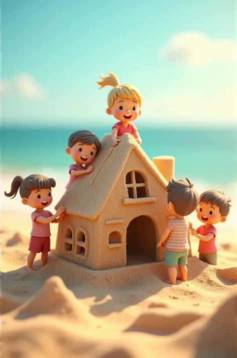 s make sand house.and be happy