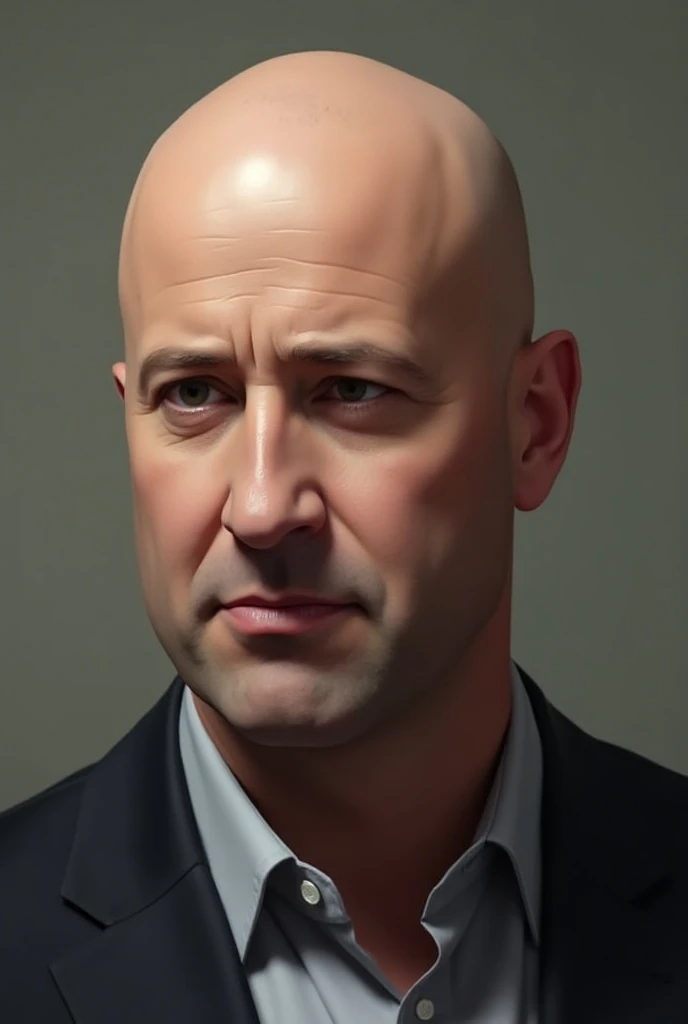 Jimmy Kimmel Bald with sad face 