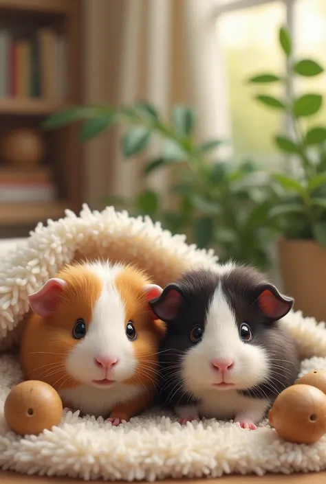 Guinea pigs at home 