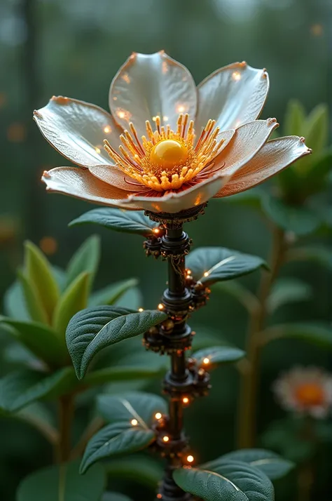 A robotic flower