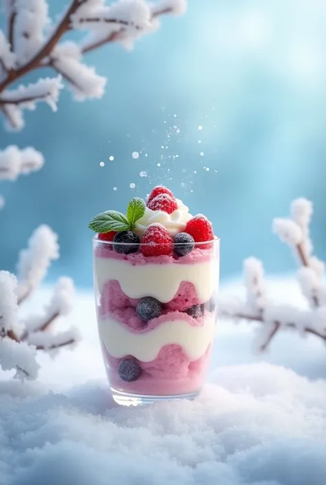 Parfait in ice