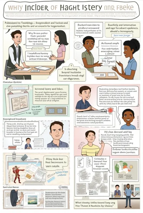 Create a comic strip on guiding principles for quality textbook
 