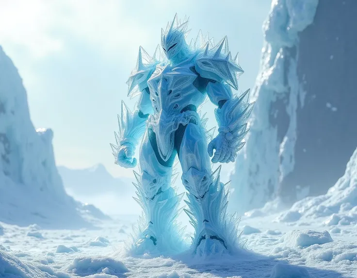 Armor made of ice cubes