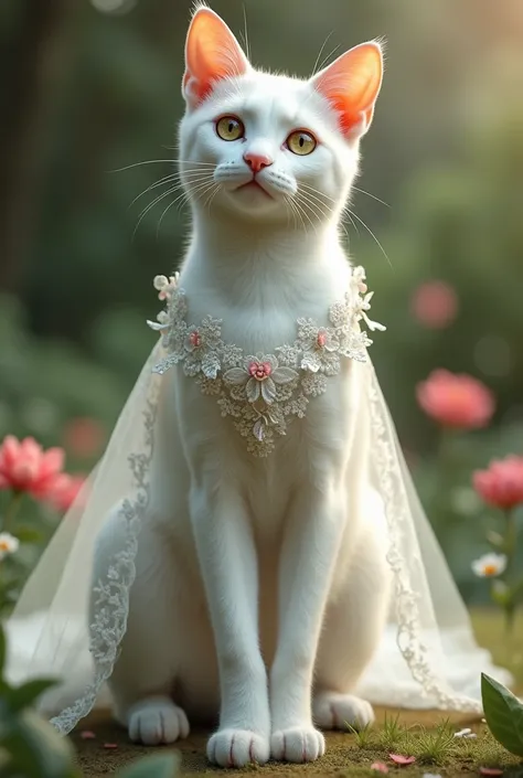 Beautiful bridal cats single 