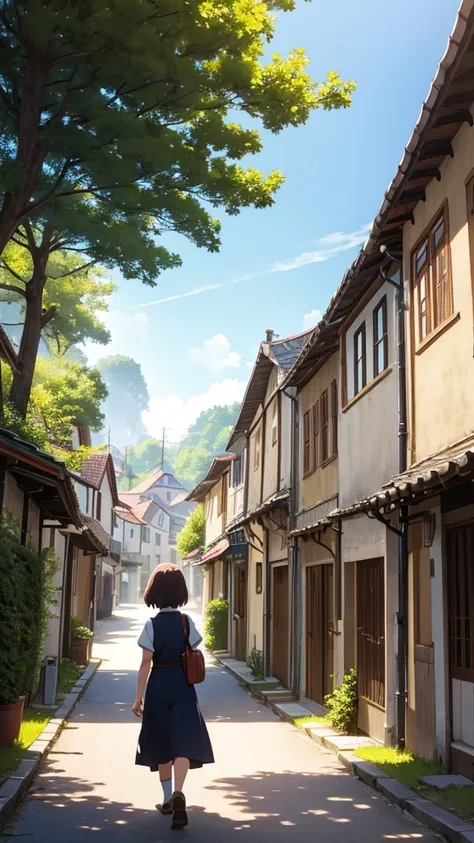 

 Studio Ghibli style animated film、 movie stills 、Best Quality、masterpiece、Representative works、 official art、 Professional 、Ultra-compact、8k、 girl、 Mysterious Town


As a quaint 、 while viewing surrounding buildings。 person from a European village moves...