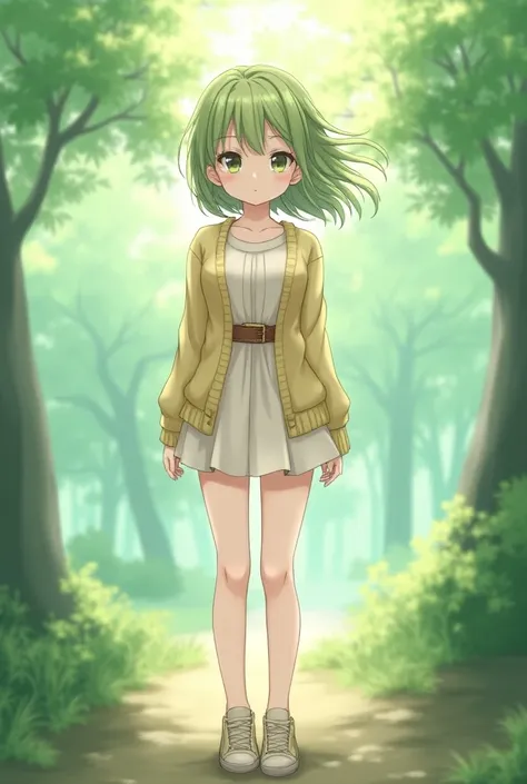  high resolution on down, Tsundere Beautiful Girl、 high school girl、 is about 160 cm tall 、 Hair、 leafy leaf grass、 I think they look good naturally 。 Im about 160 centimeters tall 、 The point is that I usually split it slightly behind my ears、 feels like ...