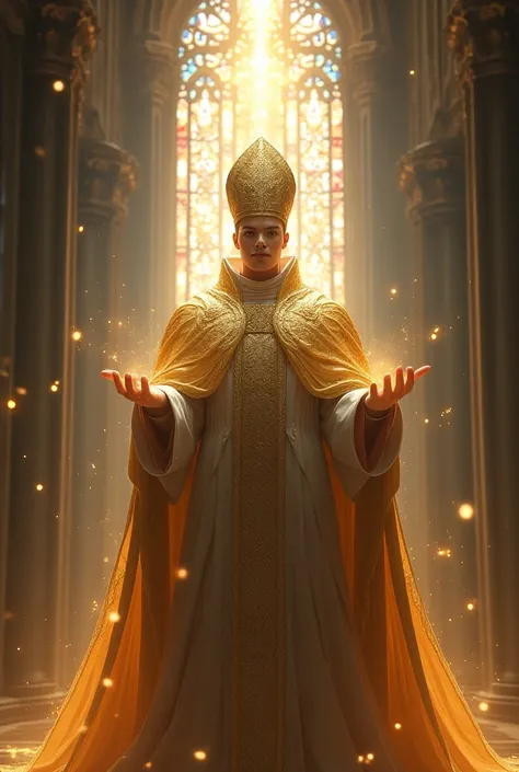 Archbishop of Light in the Church　Game Bosses　High image quality　