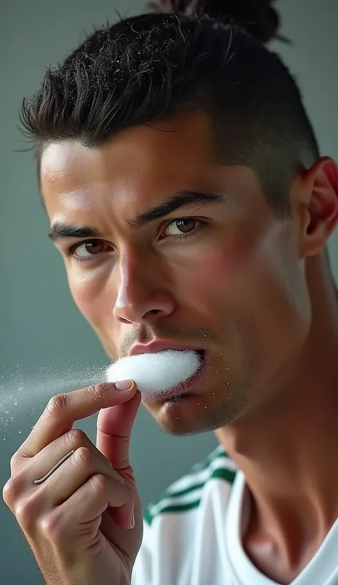 ronaldo eating sugar