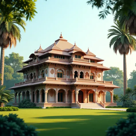 a big indian bungalow, realstic 4k ultra HD image 