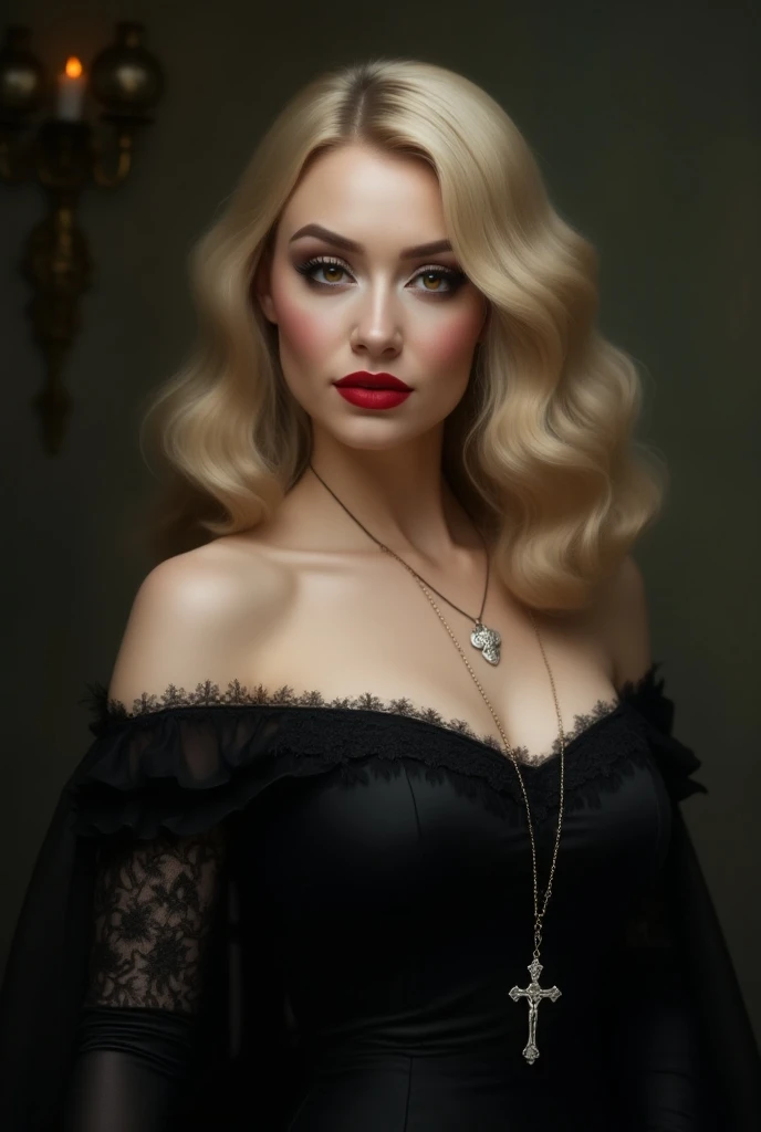 A perpetual widow, she is a beautiful blonde with big breasts and an excellent figure, and is usually seen wearing black mourning clothes. In the past, she has made marriage contracts with several wealthy men in order to obtain their inheritances. Her past...