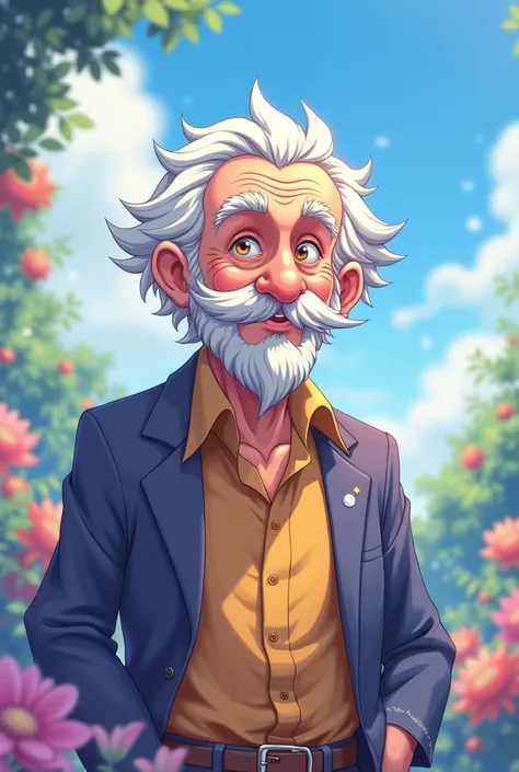 An old man who looks like Pretty Cure