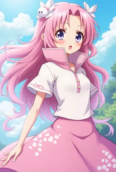 Anime, Pretty Cure, Princess wearing a Massive Popped Collar Polo taller than her head 