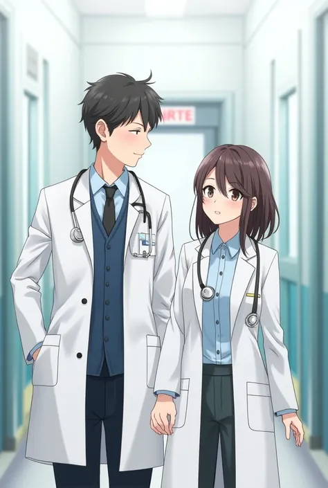 Title: Doc Hearts

Genre: Slice of Life, Romance, Comedy

Plot Length: 5 Chapters (Around 800 words per chapter)

Story Overview:

"Doc Hearts" follows Ava and Noah, two medical students who are partnered up for an internship at a bustling hospital. Though...